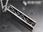 ララクリスティー LARA Christie*セイントグラス ネックレス 【BLACK Label】