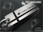 ララクリスティー LARA Christie*ノーブル クロス ネックレス【BLACK Label】
