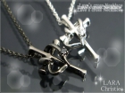 ララクリスティー LARA Christie ラヴァーズクロス ペアネックレス [ PAIR Label　ペアレーベル ]