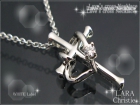 ララクリスティー LARA Christie ラヴァーズクロス ネックレス [ WHITE Label　ホワイトレーベル ]