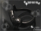 ララクリスティーLARA Christie*  アップルハート リング(指輪) [ BLACK Label ]