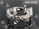 ララクリスティー LARA Christie アントワープ クロス リング(指輪) [ WHITE Label　ホワイトレーベル ]